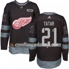 Adidas Maillot de Hockey Detroit Red Wings Tomas Tatar 21 1917-2017 100th Anniversary Noir Authentic - Homme
